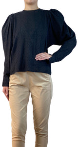 Blusa Mangas Aglobadas