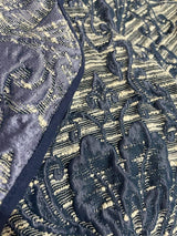 Chaqueta Jacquard Azul