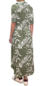 Vestido Estampado Verde