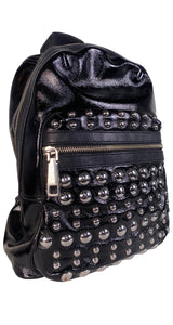 Mochila de Cuero con Tachas