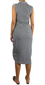 Vestido Vichy Blanco y Negro