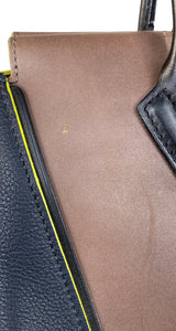 Cartera Cuero Bicolor