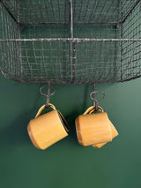 Set 4 Tazas Amarillas