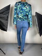 Blusa Verde Estampada