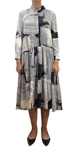 Vestido Blanco y Negro