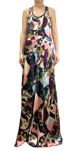 Vestido Seda Multicolor