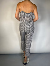 Set Polera Y Pantalón Cuadros