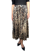 Falda Plisada Animal Print