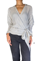 Blusa Rayas Manga Larga