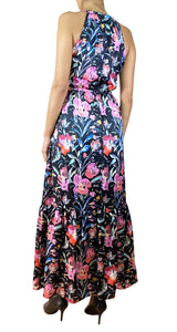 Vestido Maxi Flores Multicolor