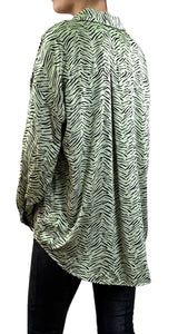 Camisa Larga Animal Print