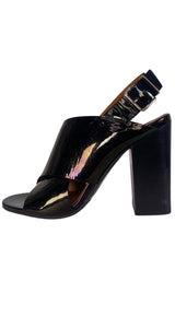 Sandalias Charol Negro