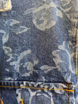 Chaqueta Denim Flores