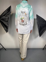 Blusa Diseño Paisley Estampado Buda