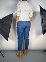 Blusa Blanca Broderie