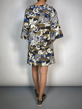 Vestido Verde Estampado