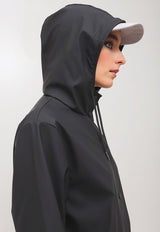 Impermeable Topshop Negro - Calce Regular
