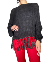 Sweater Negro Tejido