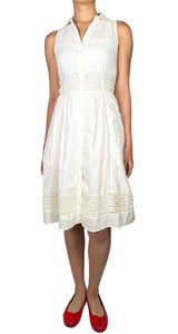 Vestido Camisero Bordado