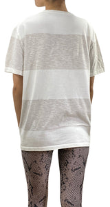 Polera Blanca a Rayas