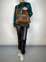 Cartera Monogram Cuero