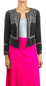 Chaqueta Velvet Gris