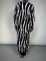 Cárdigan Blanco Y Negro