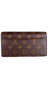 Billetera Monograma Cuero