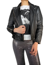 Chaqueta Biker Cuero