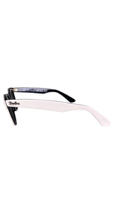 Anteojos Wayfarer Blancos