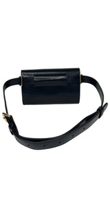 Riñonera Cuero Negro