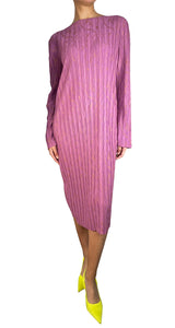 Vestido Fruncido Morado