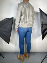 Chaqueta Bomber Gris