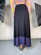 Falda Maxi Vuelos Azules