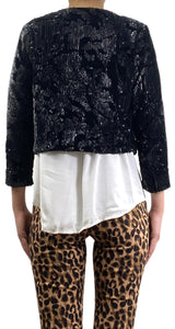 Chaqueta Lentejuelas Negra