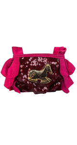 Clutch Cuero Lentejuelas