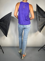 Blusa Lino Morada
