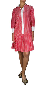 Vestido Rojo Rayas