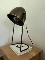 Lámpara sobremesa metal bronce