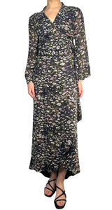 Vestido Wrap Viscosa