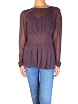 Blusa Traslucida Multicolor