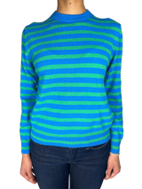 Sweater Rayas Azul Y Verde