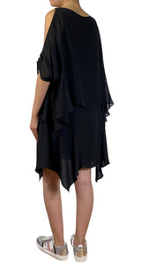 Vestido Negro Cut Out