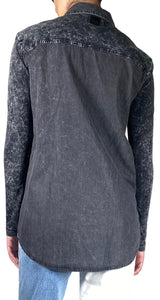 Camisa Efecto Desgaste