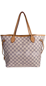 Cartera Neverfull MM Damier Azur Canvas