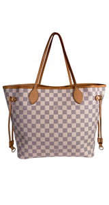 Cartera Neverfull MM Damier Azur Canvas