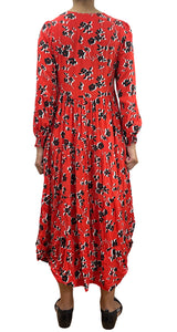 Vestido Rojo Estampado