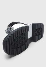 Botín Blanco Desigual