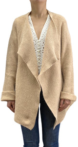 Sweater Beige Abierto