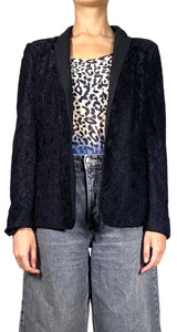 Blazer Jacquard Negro